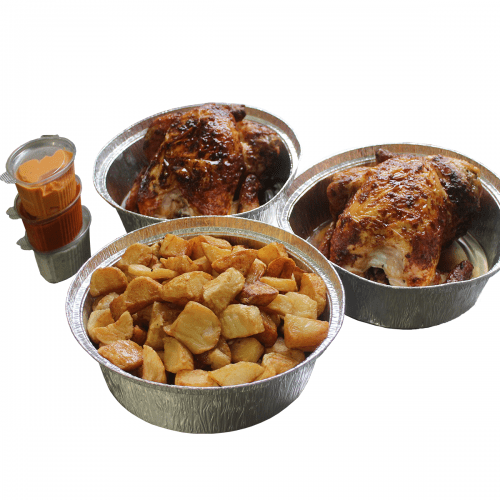 Menú 2 Pollos con Patatas