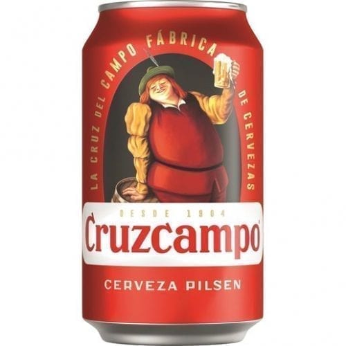 Cerveza Lata Cruzcampo