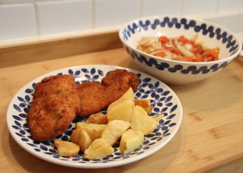 Filete empanado und.