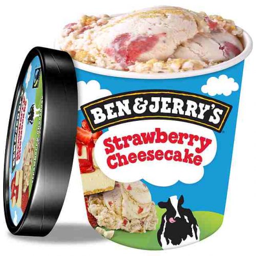 Tarrina B&J de Strawberry Cheesecake 465ml